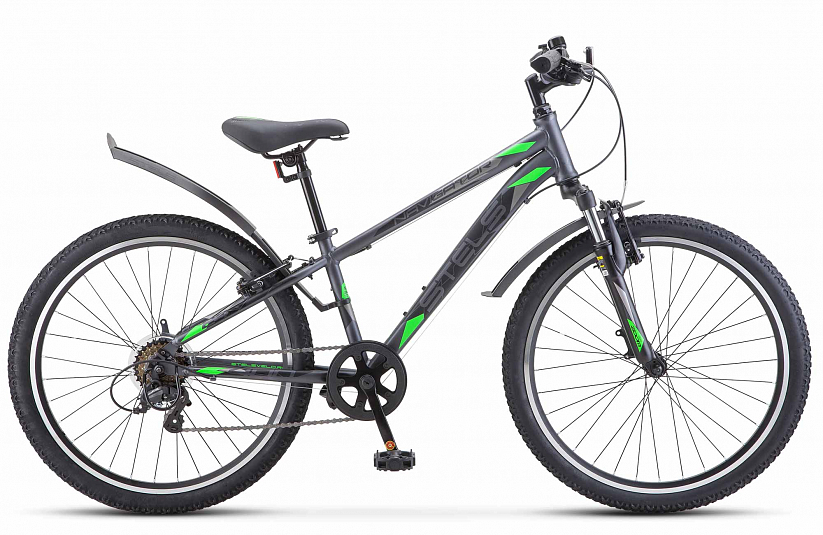 Велосипед 24" STELS Navigator-400 V (12" Серый/Зеленый) F020