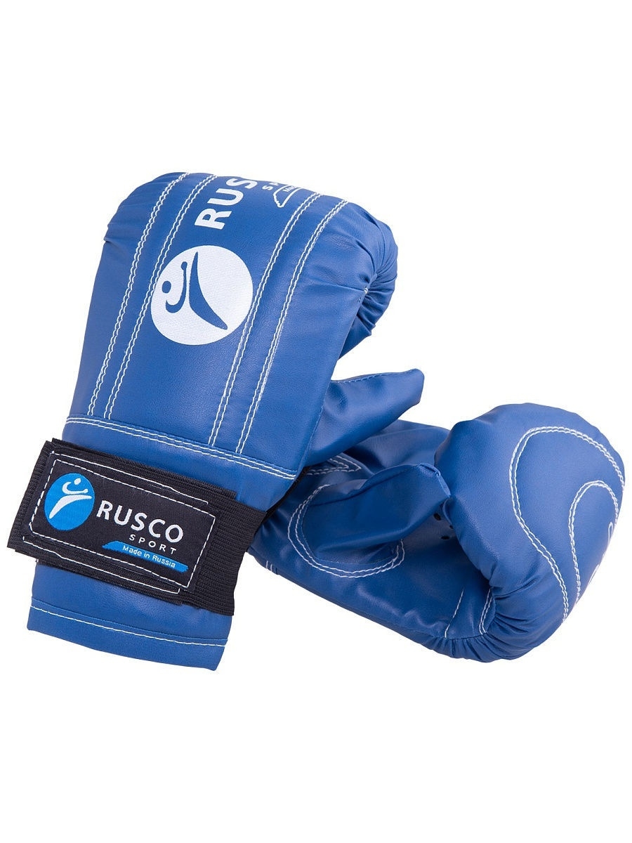 Перчатки боксерские RUSCO цв. синий