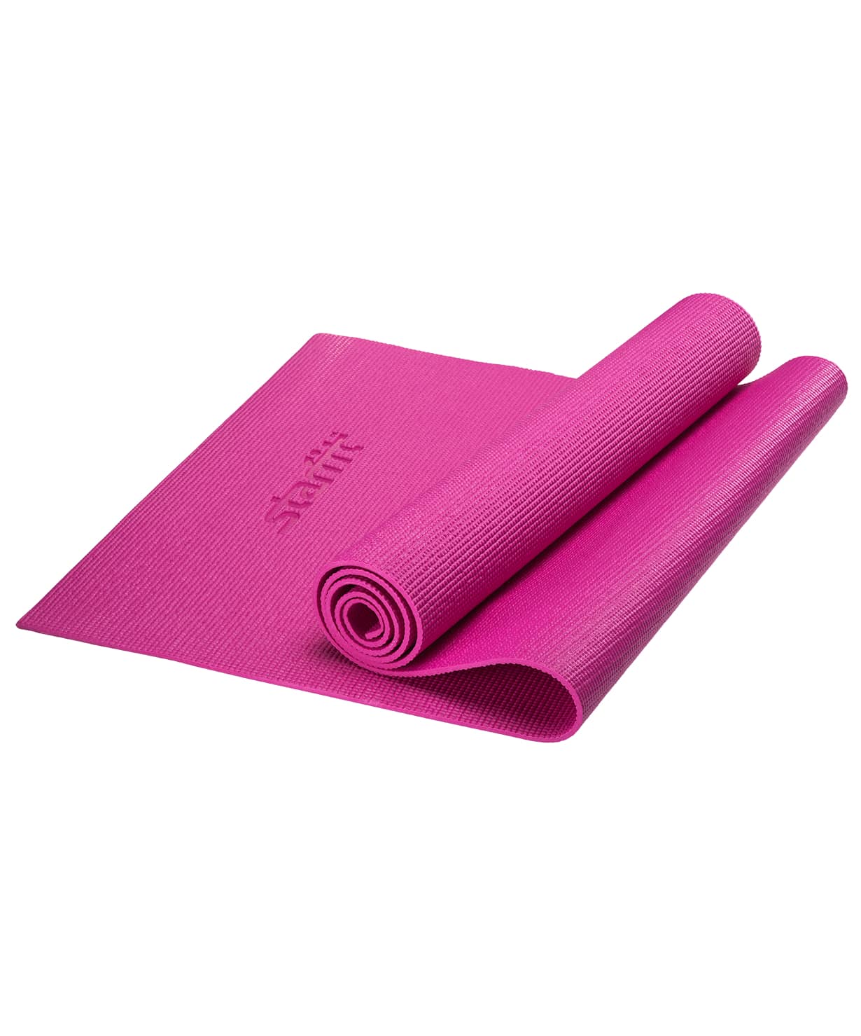 Коврик для йоги STARFIT FM-101 PVC 173х61х0,5 см розовый