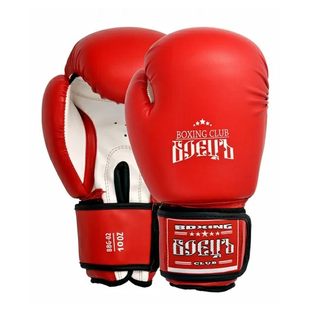 Боксерские перчатки BBG-02 (22) Красные