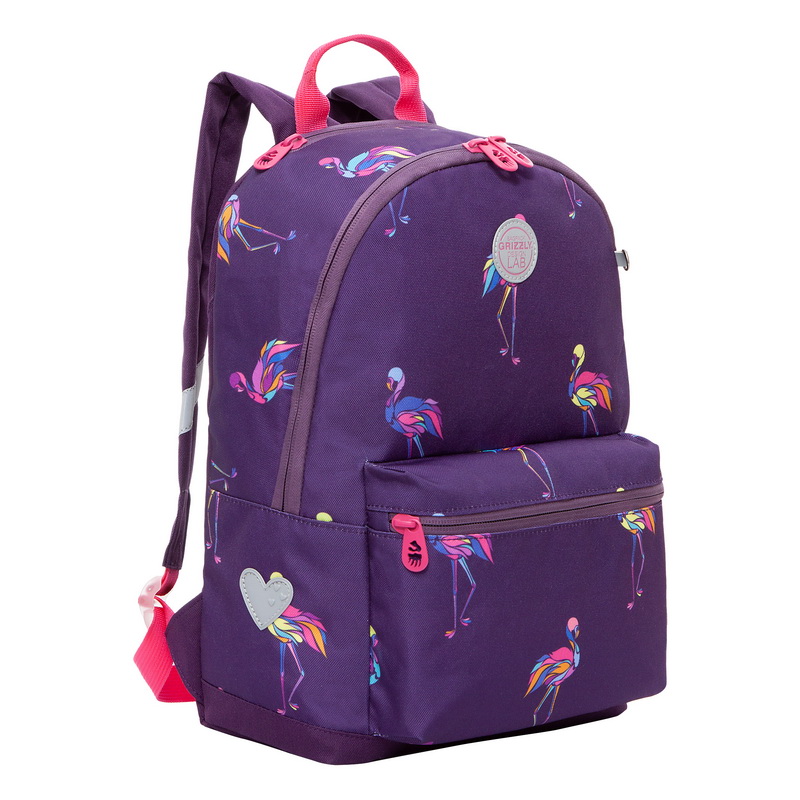 RO-272-4 Рюкзак фиолетовывй/фламинго