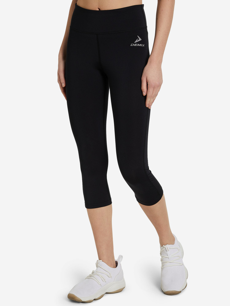 122259-99 Бриджи женские для фитнеса Women's fitness pants (breeches), цв. черный