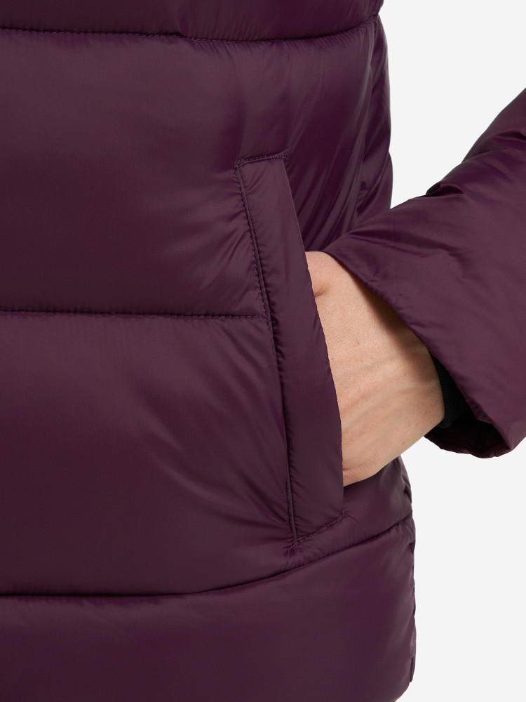 122341-X4 Куртка на искусственном пуху женская, цв. сливовый