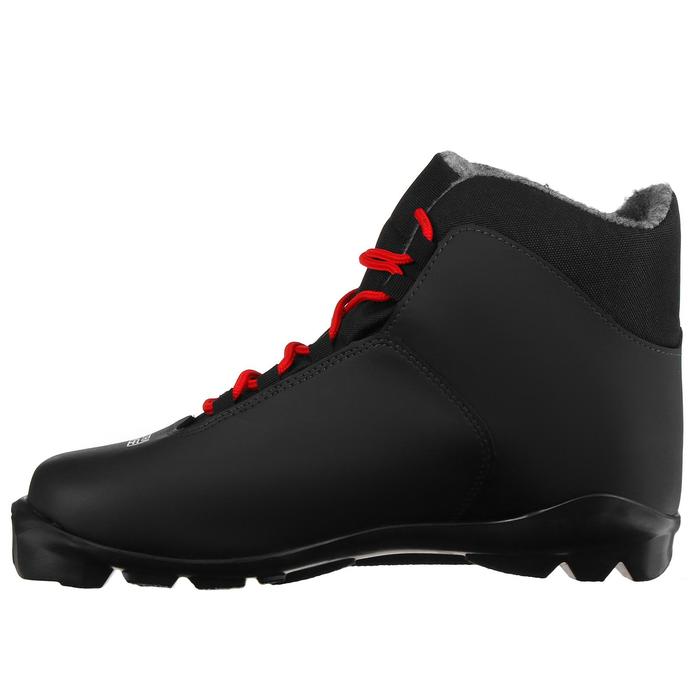 Ботинки лыжные TREK Level 2 SNS ИК цв.черный, лого красный 