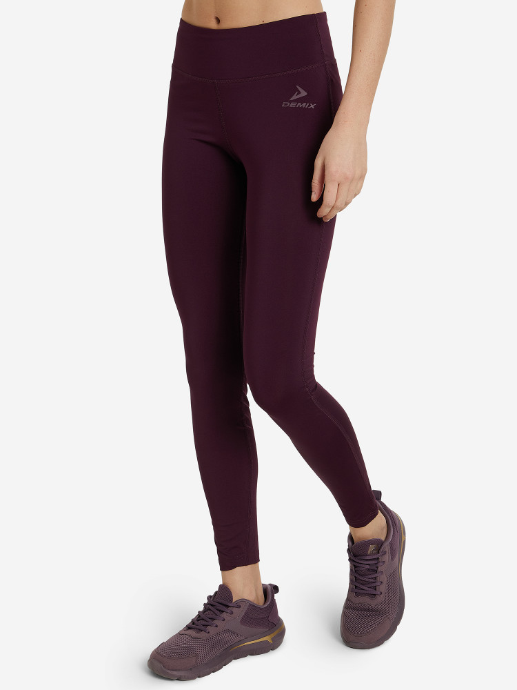 122256-X4 Легинсы для фитнеса женские Women's fitness leggings, цв. сливовый