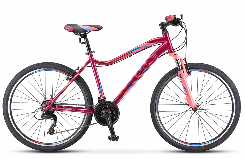 Велосипед 26" STELS Miss-5000 V (16" Вишневый/розовый) V050