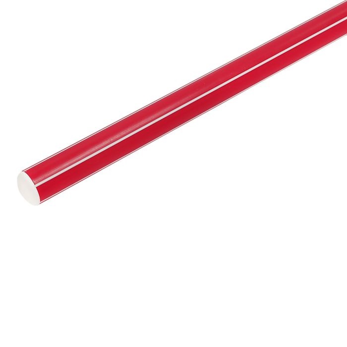 Палка гимнастическая 80 см, цвет: красный 1207015