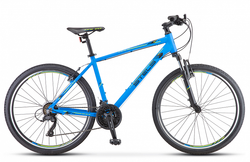 Велосипед 26" STELS Navigator-590 V (18" Синий/салатовый) K010