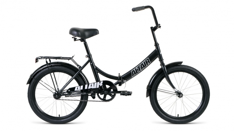 Велосипед 20" ALTAIR City, цвет черный/серый 7721175