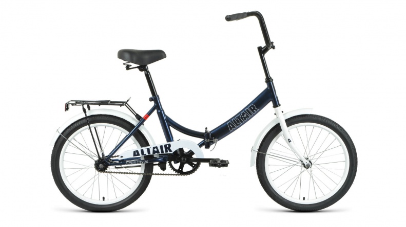 Велосипед 20" ALTAIR City, цвет темно-синий/белый, 7721174
