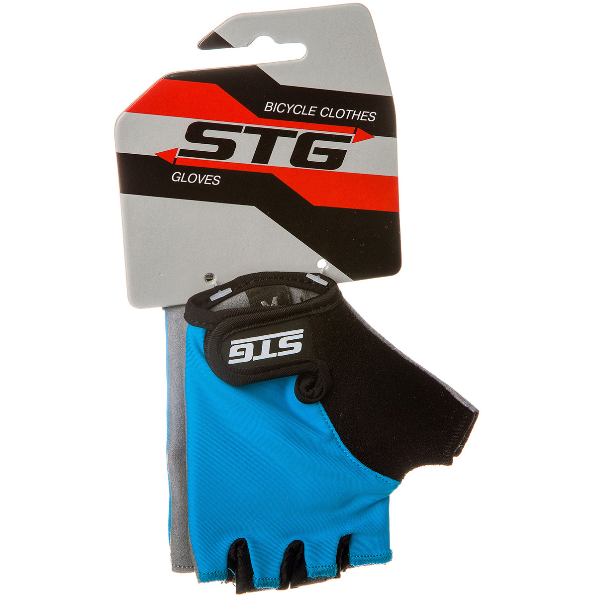 Перчатки велосипедные детские STG X87905, цв. синий 6490725