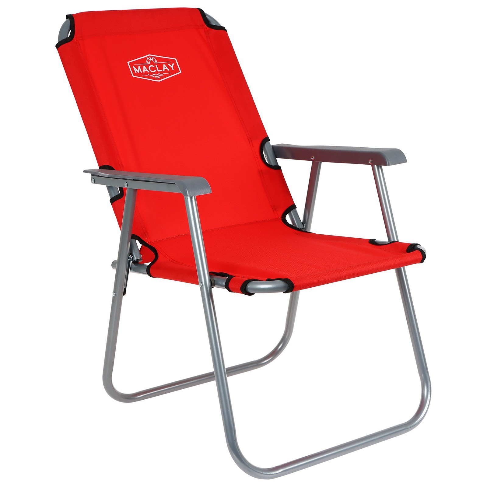 Кресло туристическое 55 х 46 х 84 см, до 100 кг, цвет красный 134151