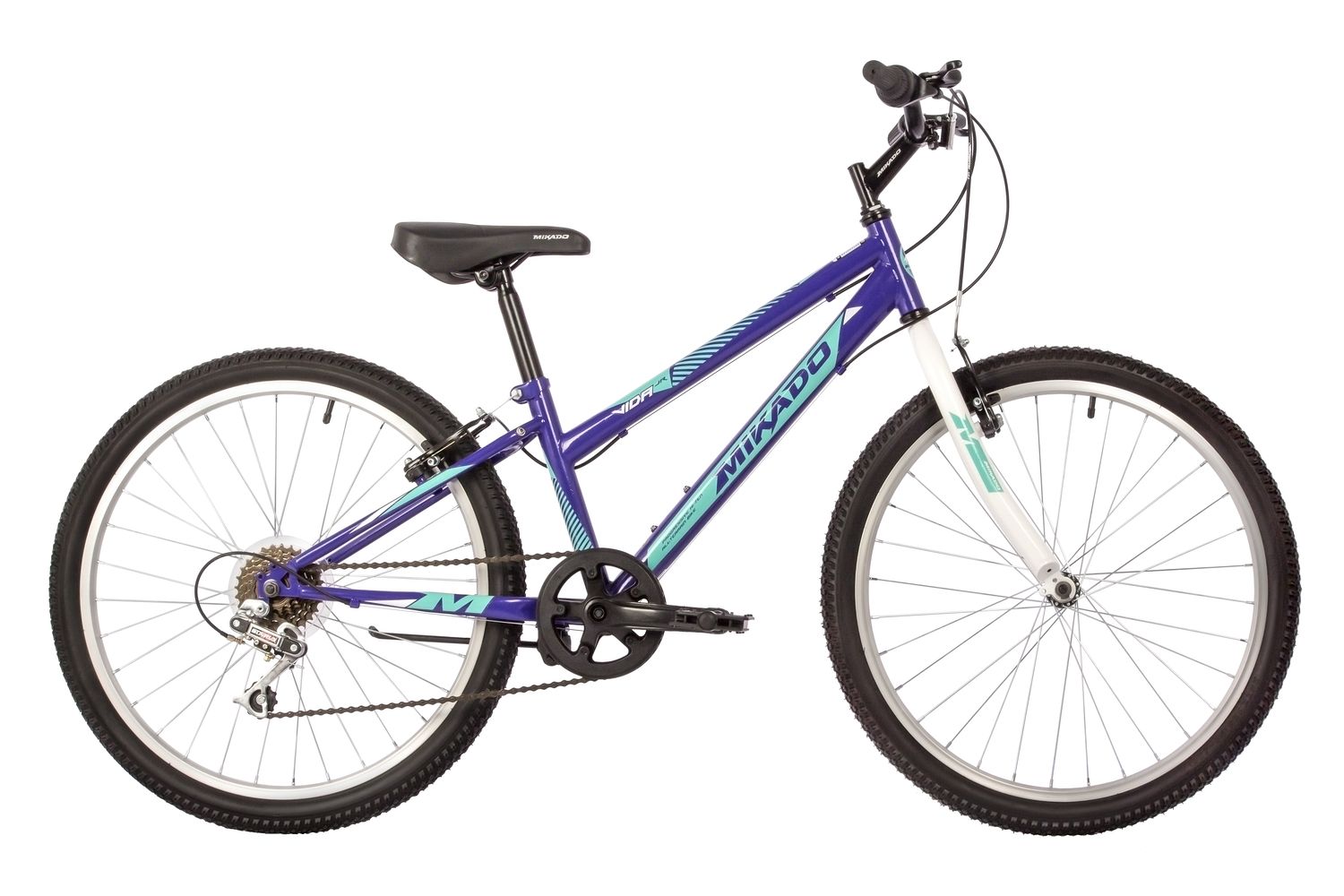 Велосипед 24" MIKADO VIDA JR фиолетовый, сталь, размер 12"