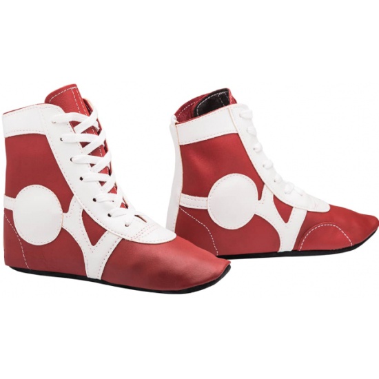 Обувь для самбо Rusco SM-0102 (цв.красный)
