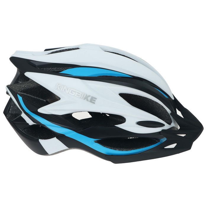 Шлем велосипедиста KINGBIKE, F-659, цвет: синий, черный