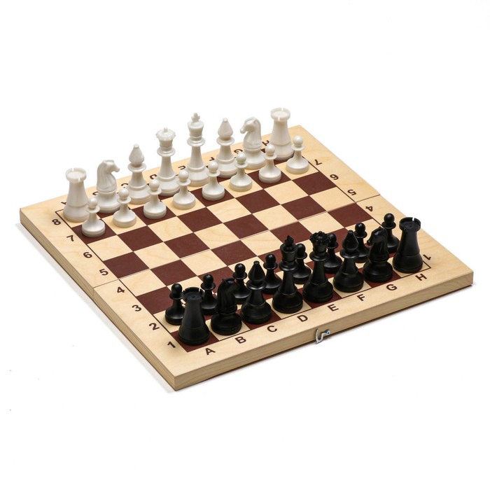 Шахматы гроссмейстерские, доска дерево 43х43 см. 3905788
