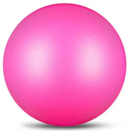 Мяч для художественной гимнастики металлик d15 300 г IN315 (цикламеновый)