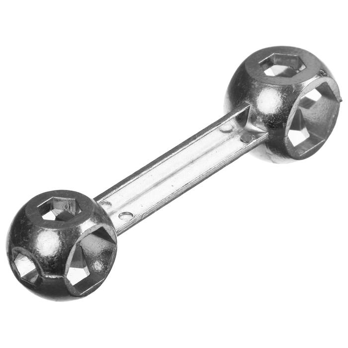 Ключ «косточка», 10 разм. 6-15 мм, цинковый сплав