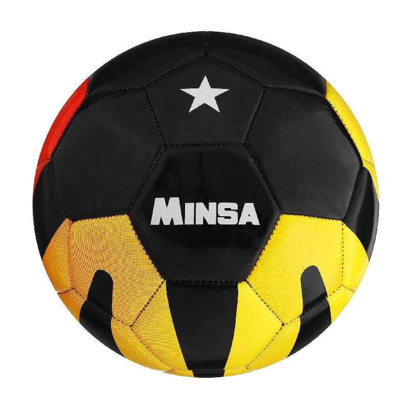 Мяч футбольный MINSA, машинная сшивка, 7393188