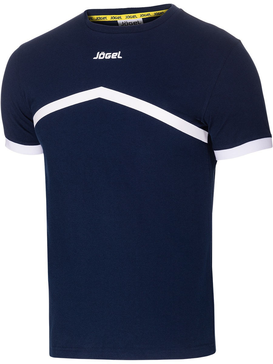 Футболка тренировочная Jogel JCT-1040-091 хлопок темно-синий/белый 