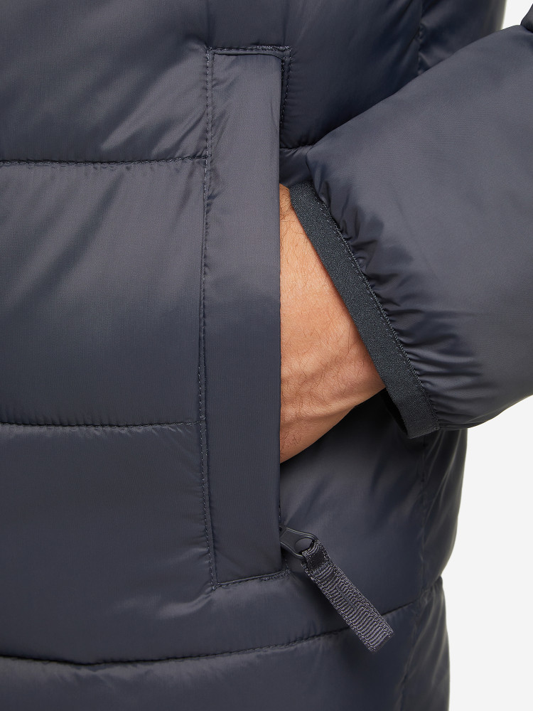 122892-93 Куртка на искусственном пуху мужская, цв. темно-серый
