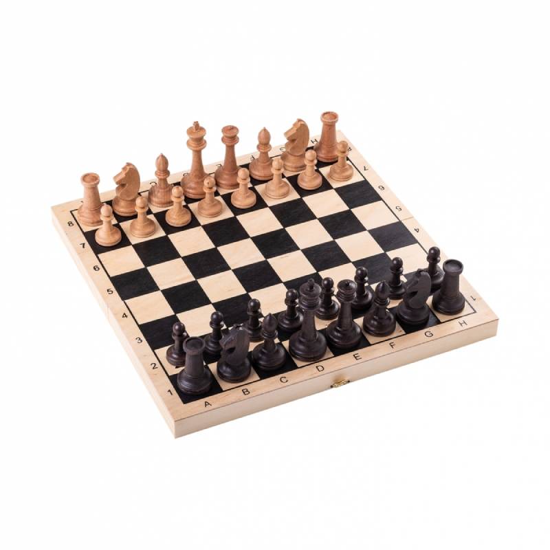 Шахматы гроссмейстерские, доска дерево 43х43 см. 5463702  