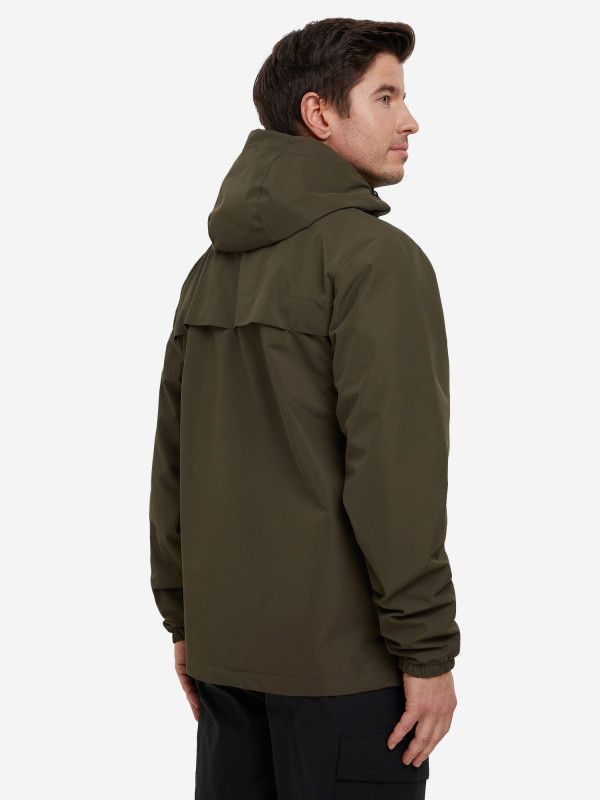 126546-T4 Куртка ветрозащитная мужская, цвет темно-коричневый