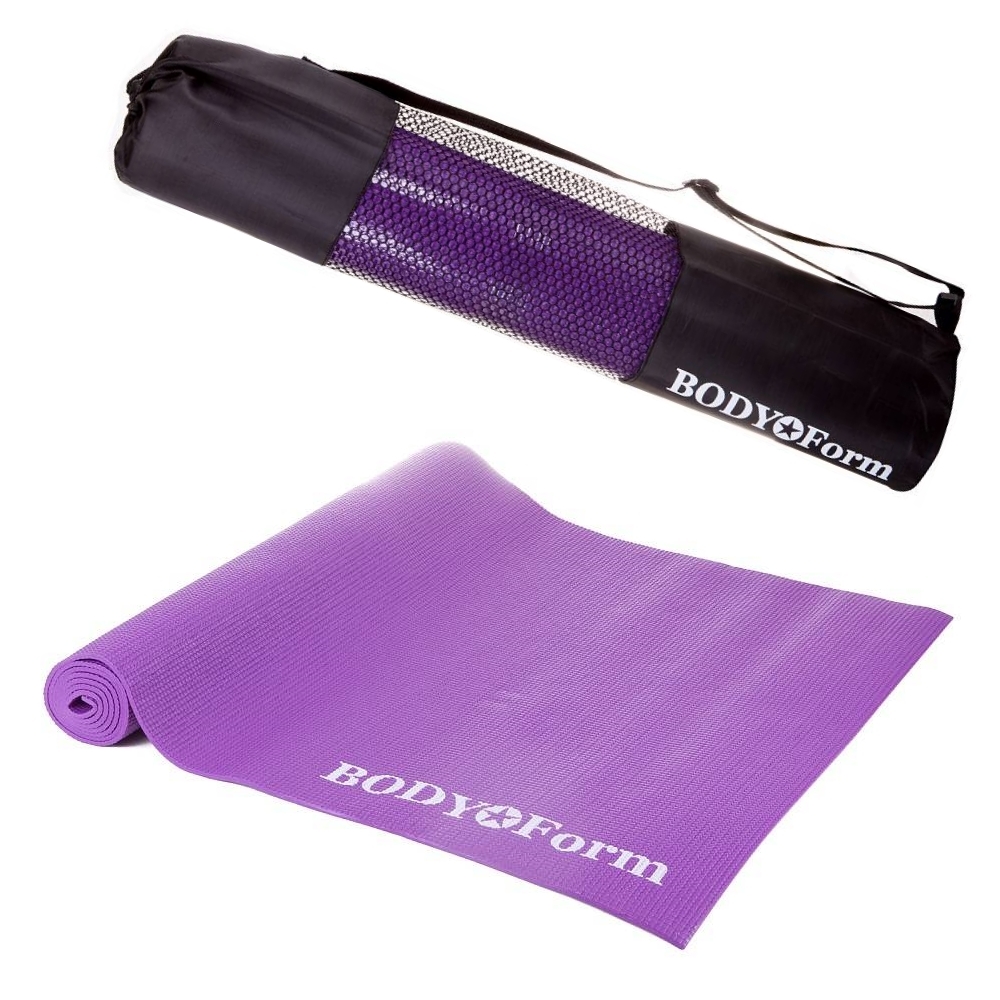 Коврик гимнастический BF-YM01C в чехле 173*61*0.4см (фиолетовый)