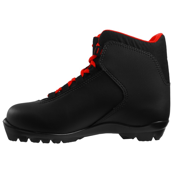 Ботинки лыжные TREK Blazzer 4 NNN (цв. чёрный, лого серый)