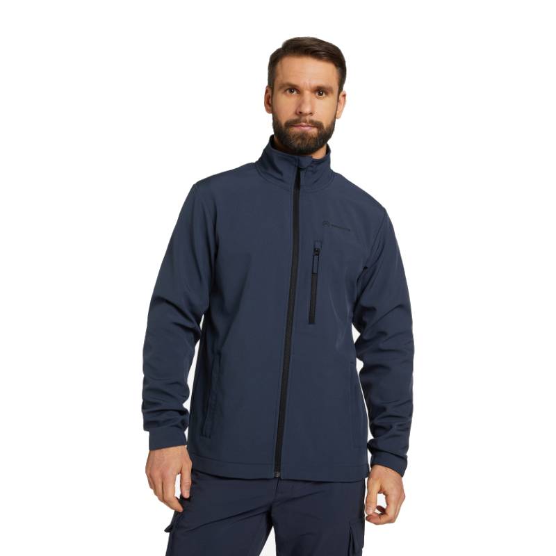 120971-Z4 Куртка софт-шелл мужская, цвет темно-синий
