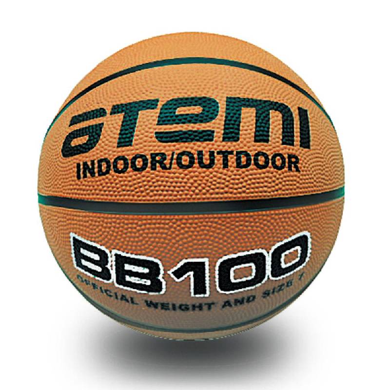 Мяч баскетбольный Atemi, р. 5, резина, 8 панелей, BB100 