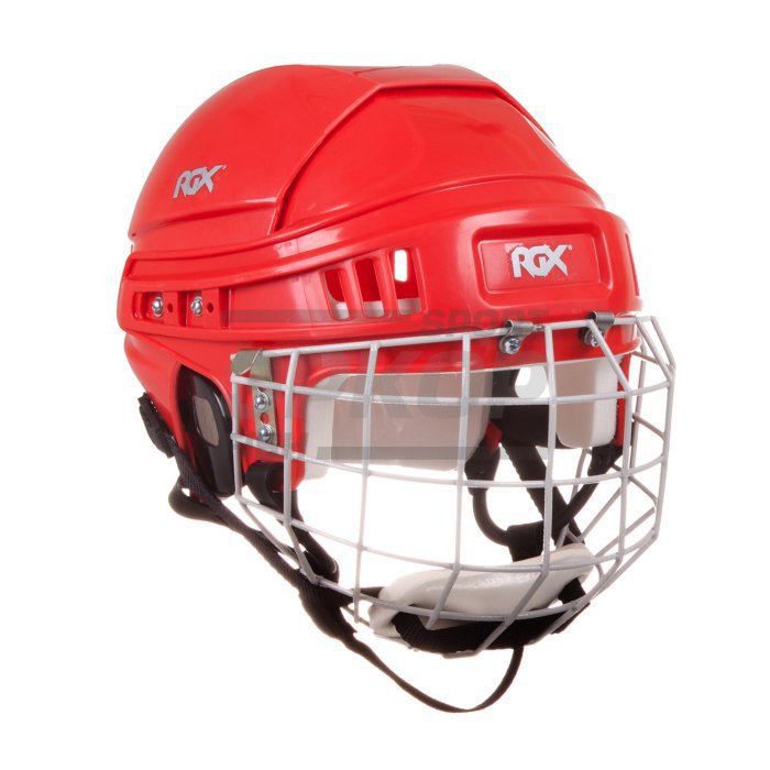 Шлем игрока хоккейный с маской RGX красный 