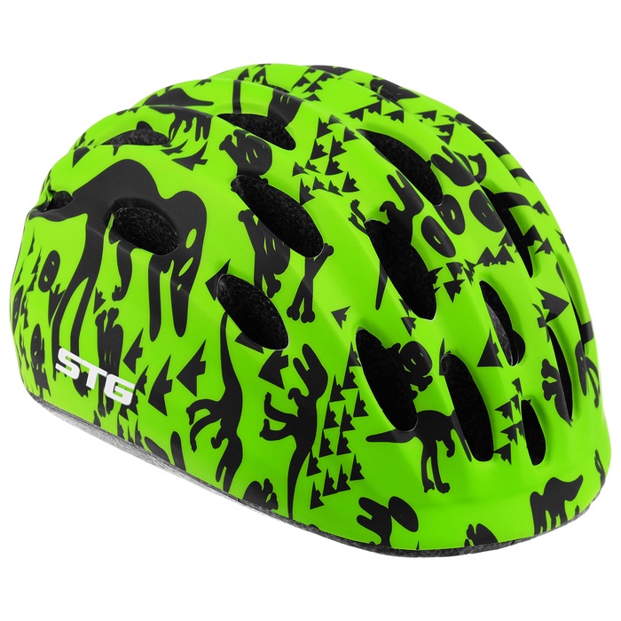 Шлем STG HB10 цв. черн/зеленый