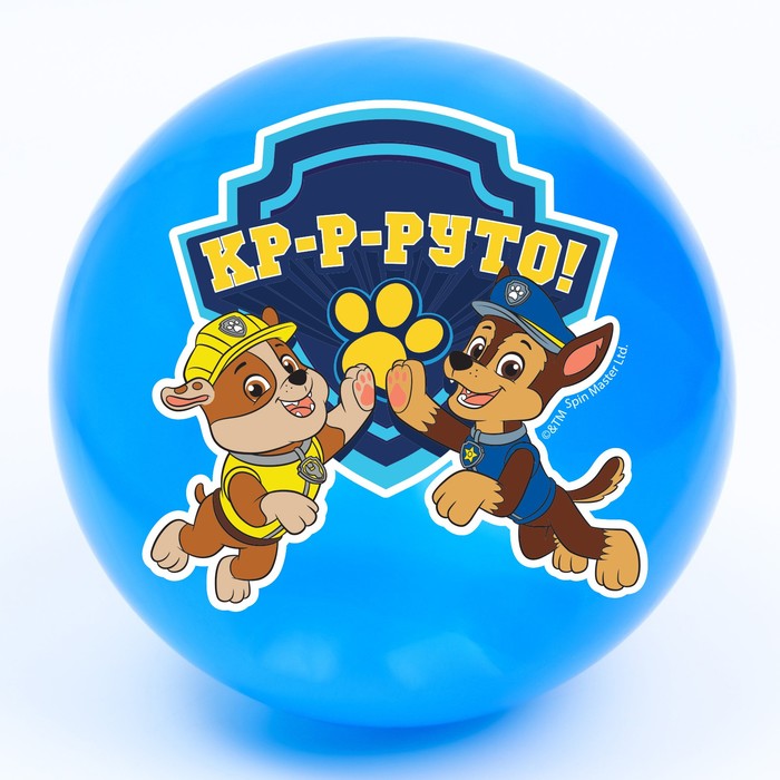 Мяч детский Paw Patrol "Кр-р-руто" 22 см, 5083418