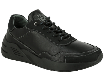 GJD_6183-52 П/ботинки подростковые, иск. кожа, цв. черный Kenka