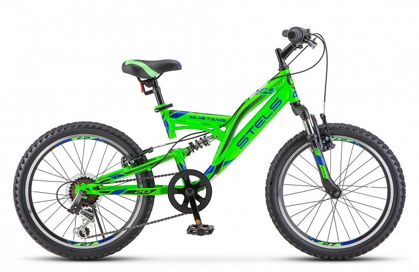 Велосипед 20" STELS Mustang V (13" Зеленый)