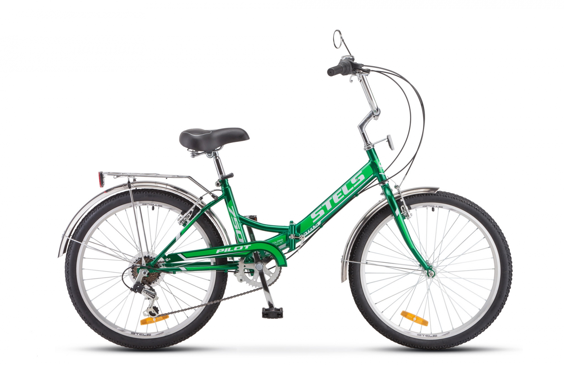Велосипед 24" STELS Pilot-750 (14" Зеленый) Z010