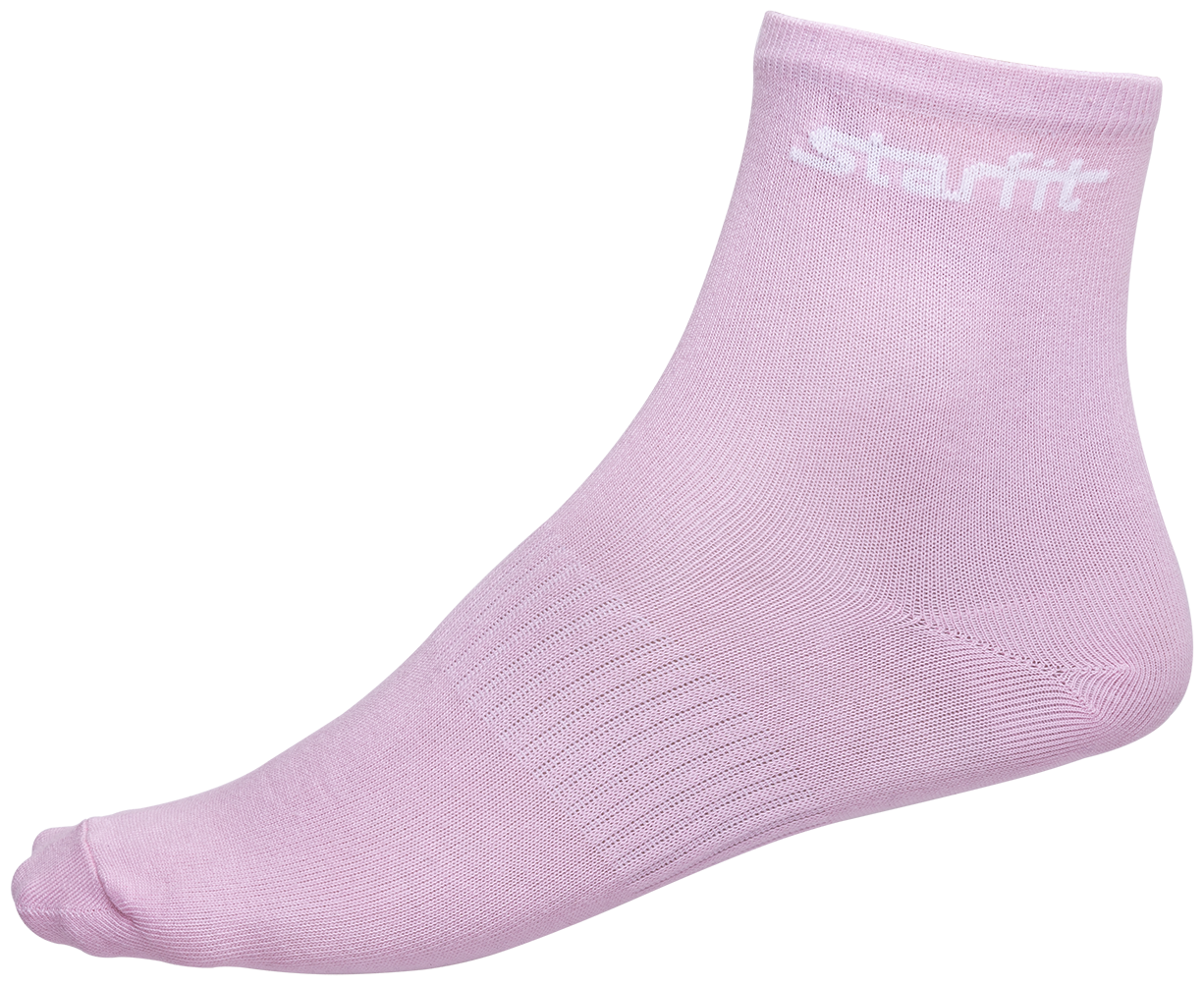 Носки средние STARFIT SW-206, бордовый/светло-розовый (2 пары)
