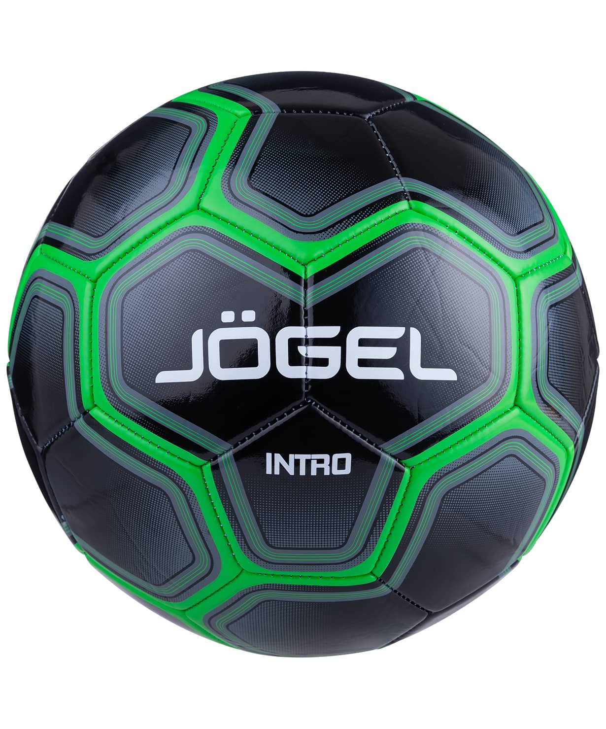 Мяч футбольный Jogel Intro №5 черный