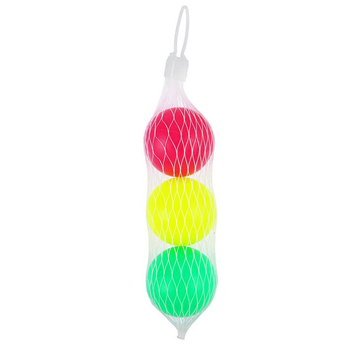 Набор мячей для детского бадминтона ONLYTOP, 3 шт., цвет МИКС 488303