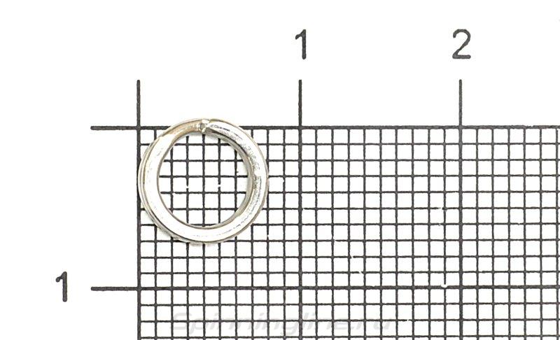 Заводное кольцо Namazu RING-A р.4 (d=5,6мм) test-8кг N-FT-RA4