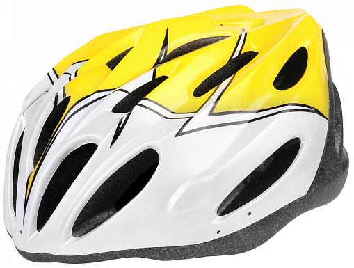 Шлем защитный MV-20 (tape) бело-желтый