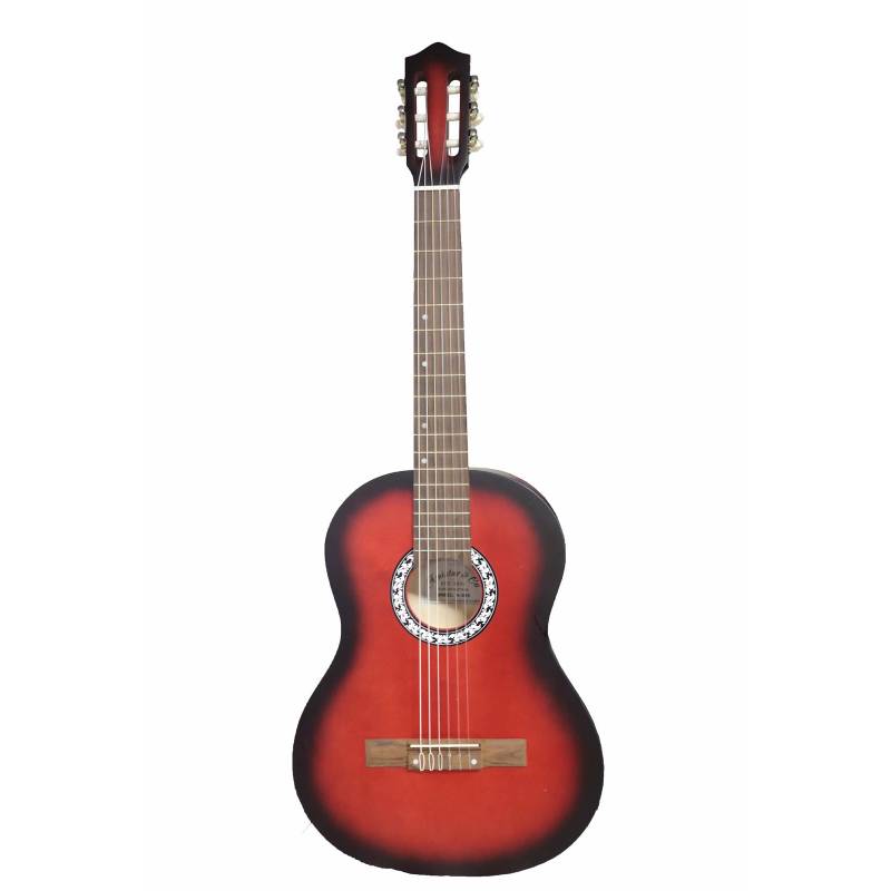 Гитара 6 струнная, M-303-RD красная  менз., 650 мм, матовая