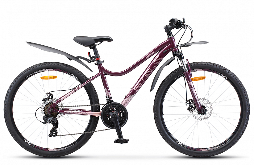 Велосипед 26" STELS Miss-5100 MD (15" Темно-фиолетовый) V040