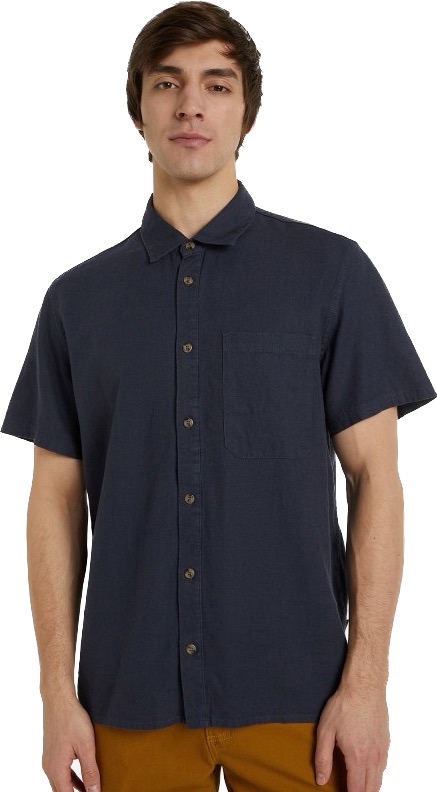 120977-Z4 Рубашка мужская, цвет темно-синий