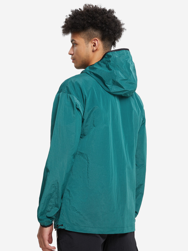 125915-N3 Куртка ветрозащитная мужская, цвет сине-зеленый