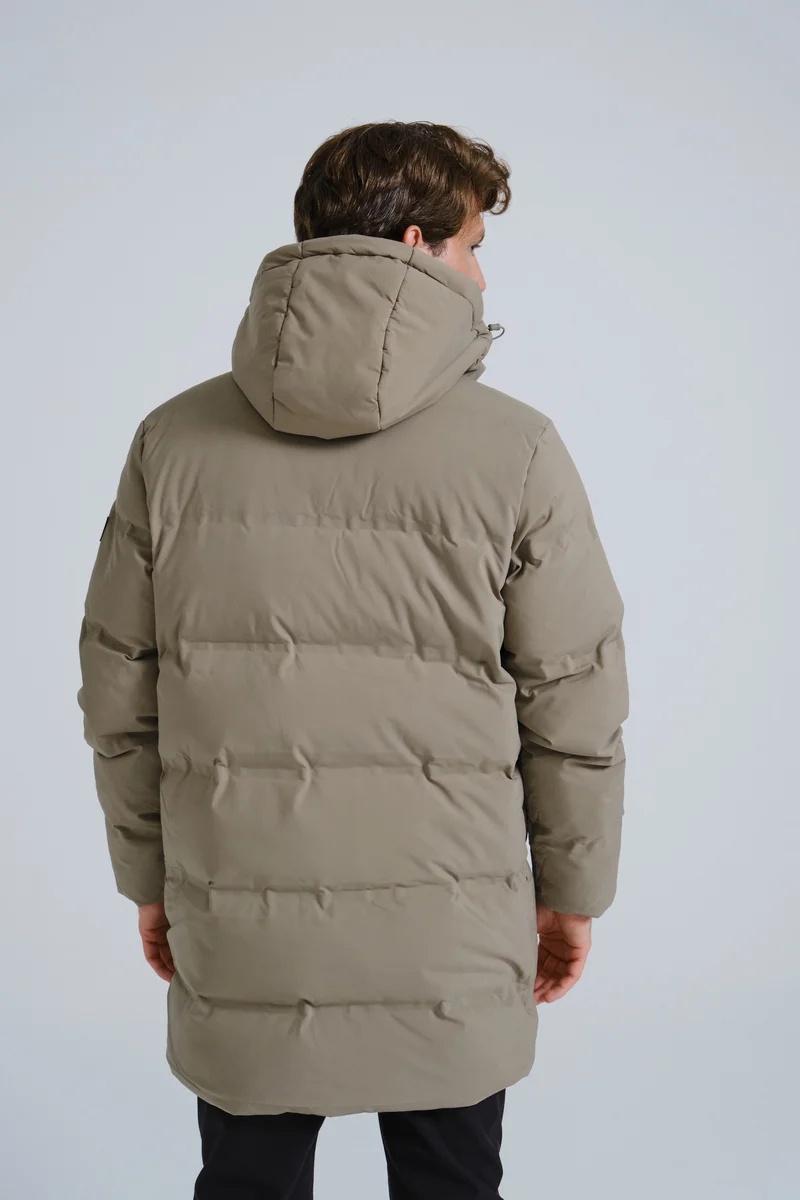 852337973-2 Куртка мужская удлиненная, цвет серый