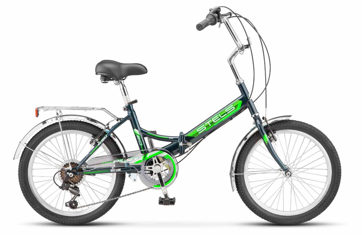 Велосипед STELS 20” Pilot-450 V (13.5" Темно-зеленый)  