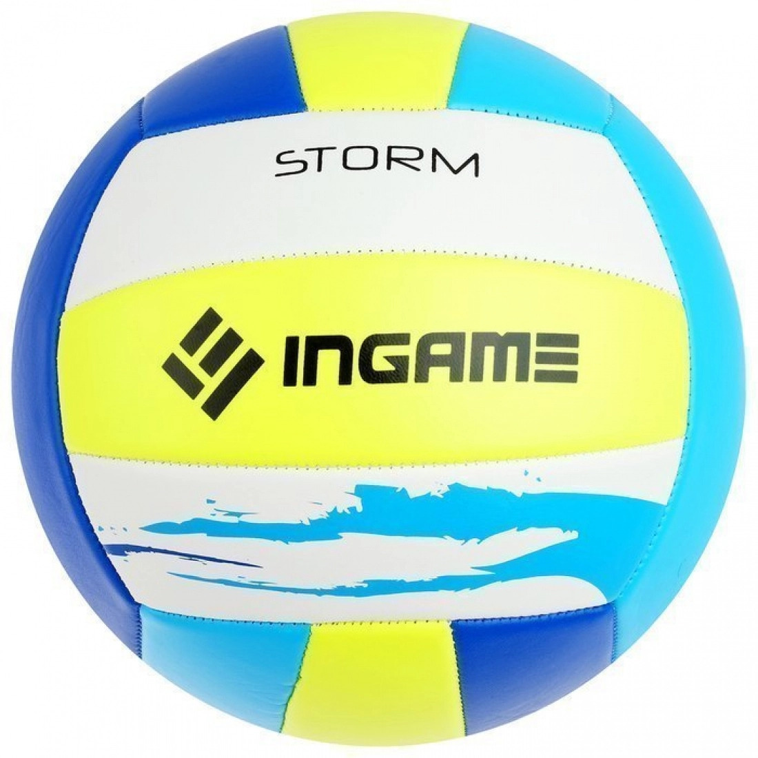 Мяч волейбольный INGAME STORM цв.белый желтый синий