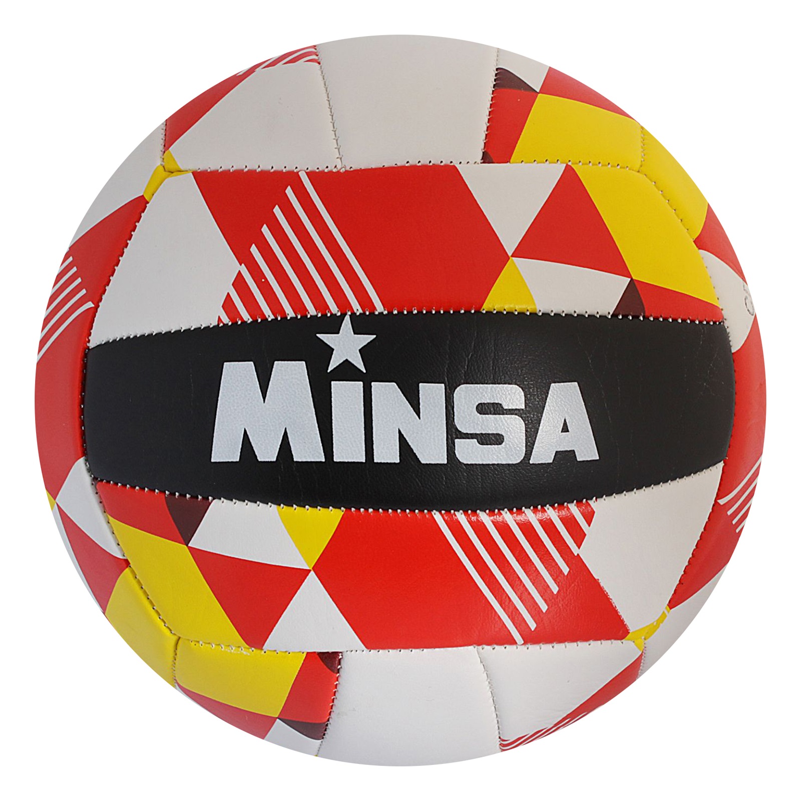 Мяч волейбольный Minsa V10, 18 панелей, размер 5 1276999
